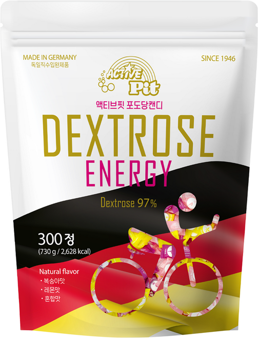 액티브핏 3가지맛 스포츠 포도당 캔디 730g, 300정, 1개