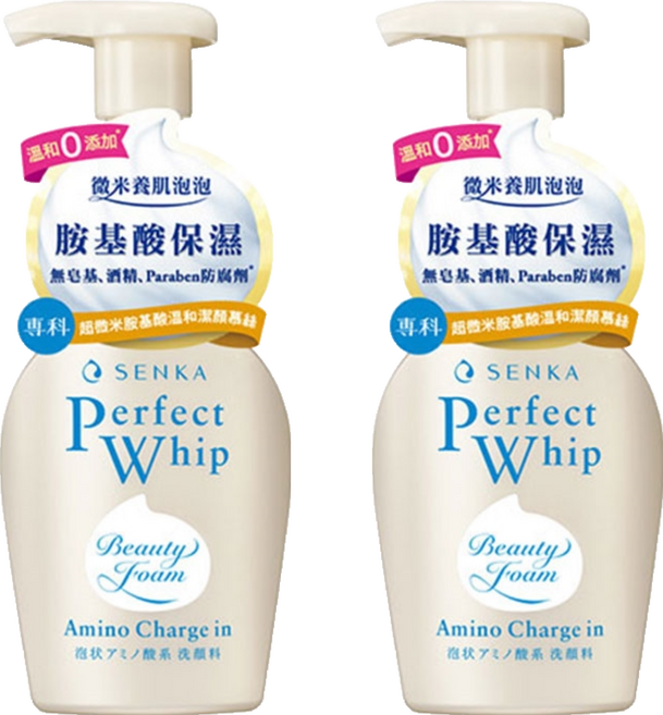 SENKA 專科 台灣公司貨 超微米胺基酸溫和潔顏慕絲, 150ml, 2瓶