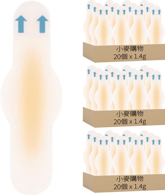小麥購物 水凝膠防磨貼 Y989 手錶型 1.4g, 60個