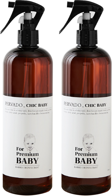 페르바도 칙베이비 살균 스프레이, 500ml, 2개