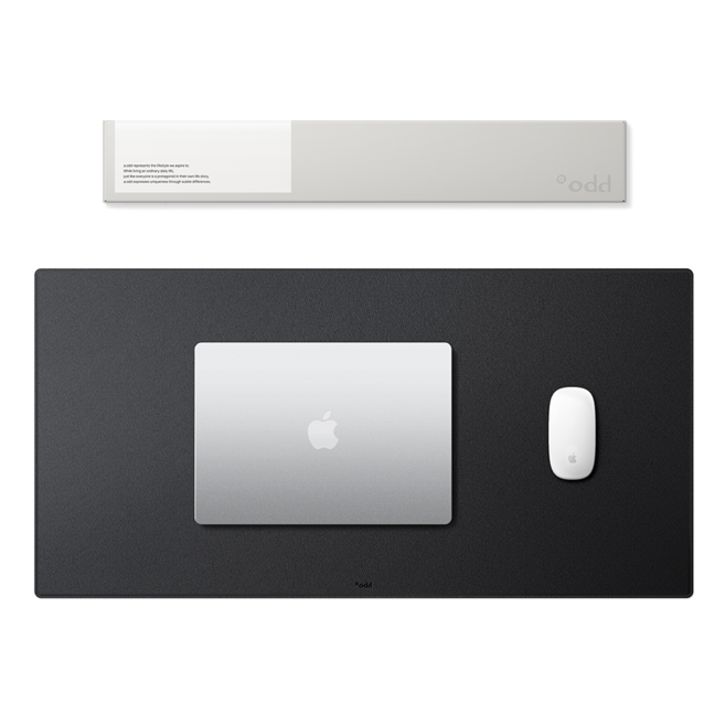 에이오드 가죽 데스크매트, 모노 블랙