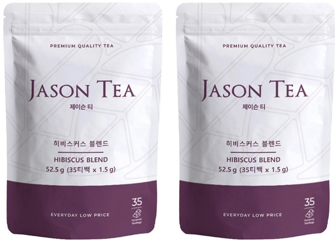 제이슨티 히비스커스 블렌드 침출차, 1.5g, 35개입, 2개