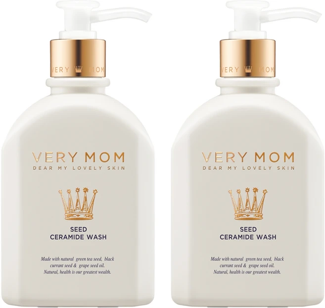 베리맘 씨드 세라마이드 유아 올인원 워시, 2개, 300ml - 쿠팡