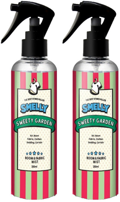스멜리 룸앤패브릭, 250ml, 2개, 스위티가든