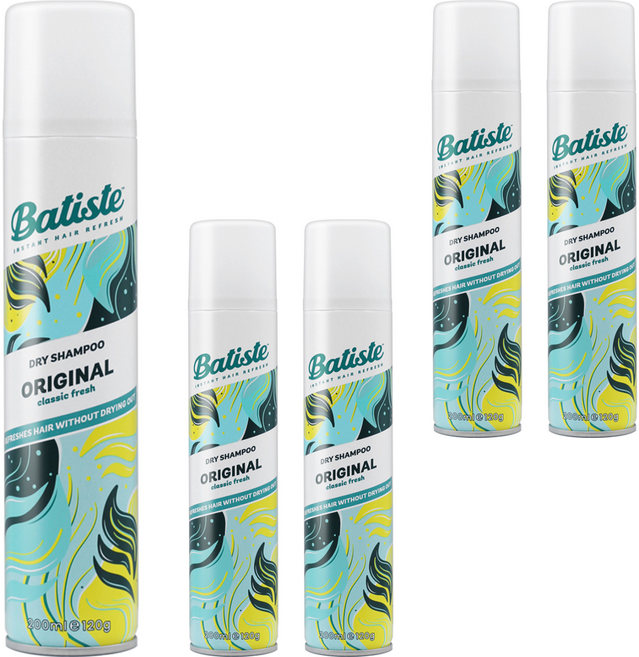 바티스트 오리지널 드라이샴푸, 200ml, 5개