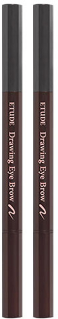 에뛰드 드로잉 아이 브라우 오토펜슬 0.25g, 4호 다크그레이, 2개