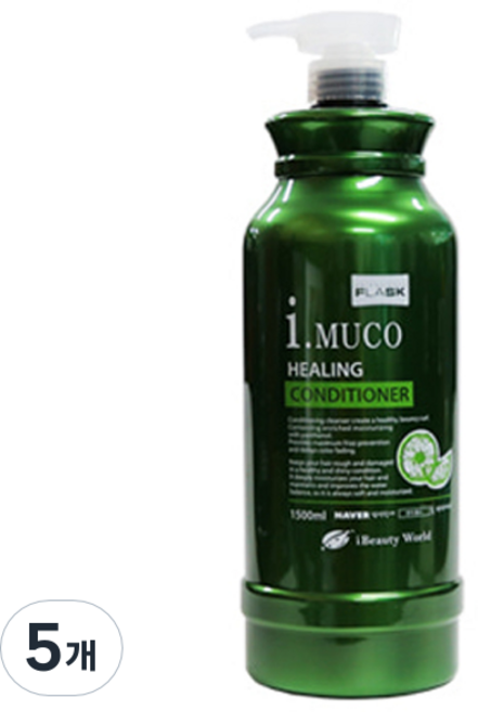 아이무코 플라스크 힐링 컨디셔너, 5개, 1.5L