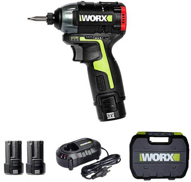 WORX 충전 임팩 드라이버 WU132, 1개