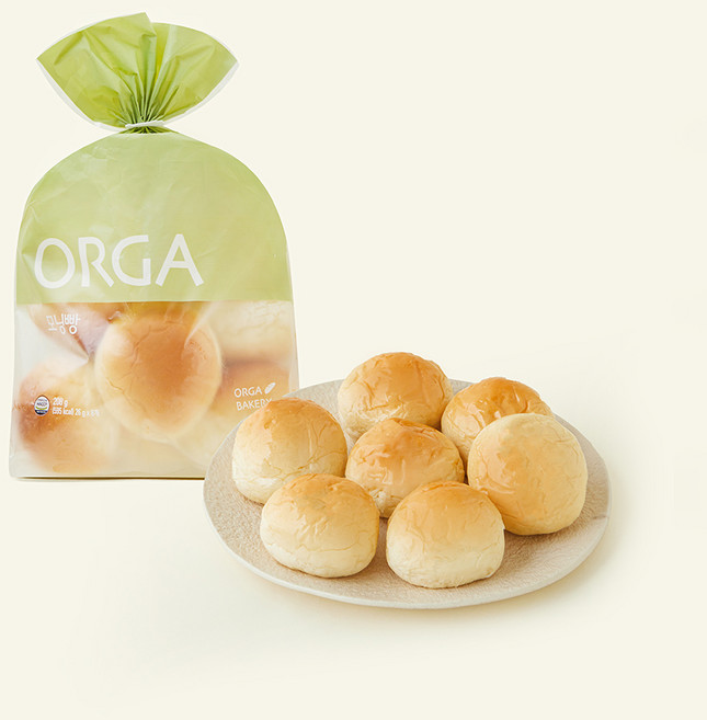 올가홀푸드 베이커리 모닝빵, 208g, 1개입, 1개