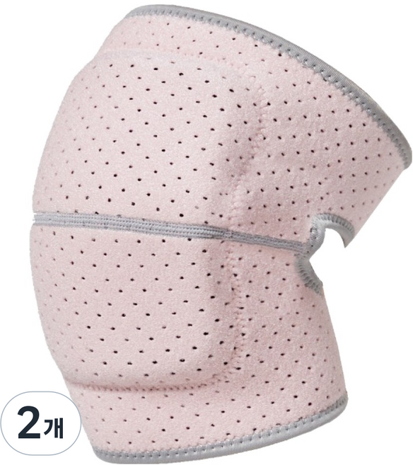 오버코드 두툼 스폰지 충돌 방지 다용도 스포츠 무릎 패드 BRP3608, 핑크, 2개