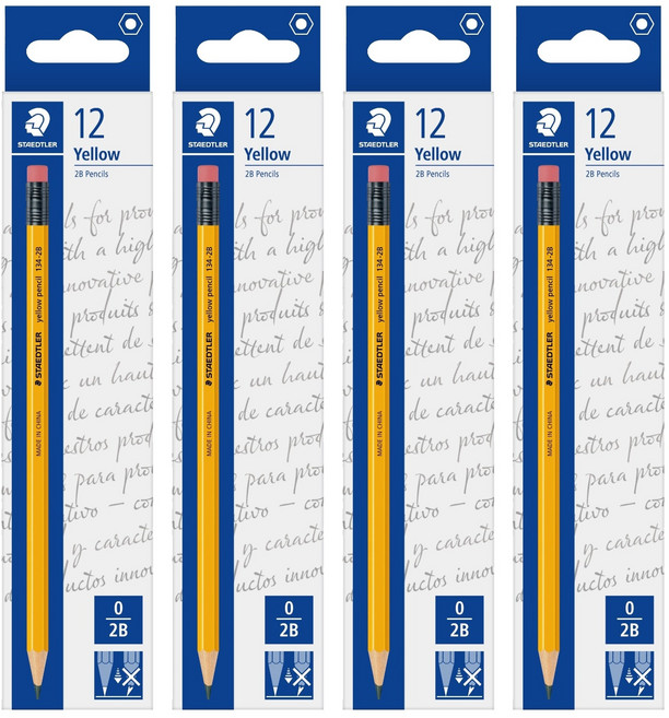 [스테들러] 134 옐로우 연필 12p, 48개