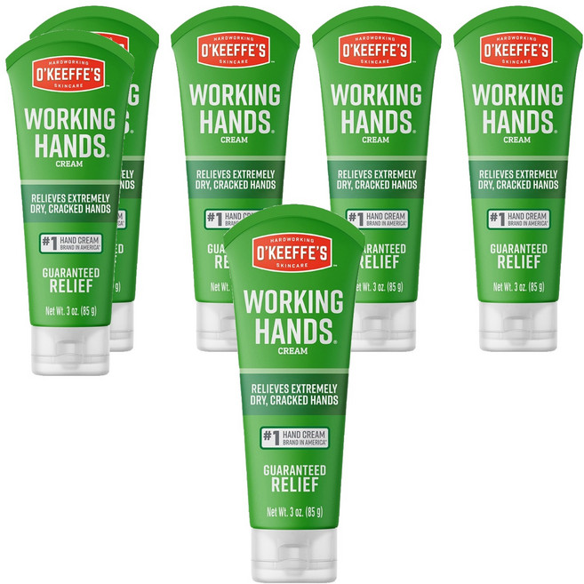 오킵스 워킹핸즈 핸드크림 튜브, 85g, 6개