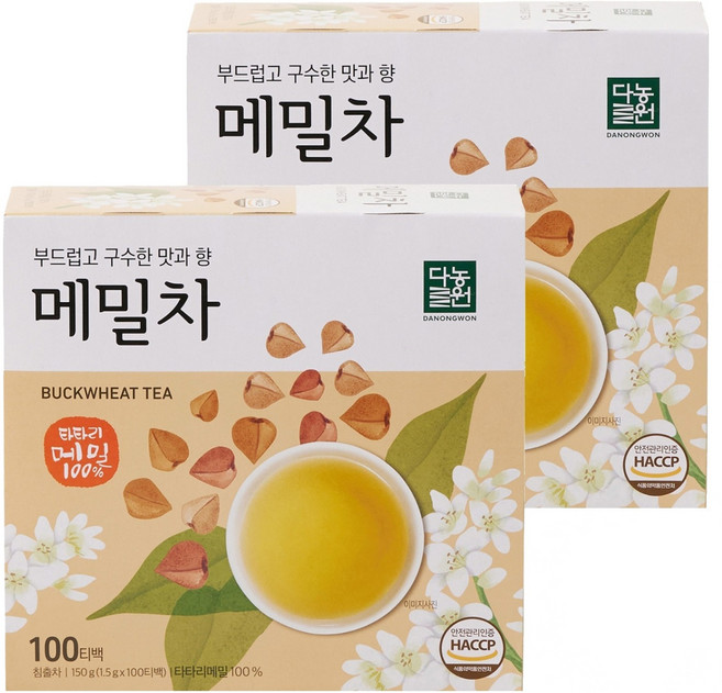 다농원 메밀차 구수한맛, 1.5g, 100개입, 2개