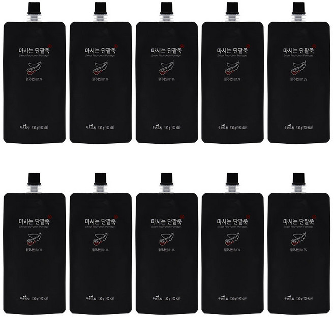 두손드림 마시는 팥죽, 130g, 10개