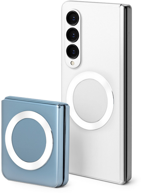 홈플래닛 호환링 메탈 플레이트 철판 링 자석 스티커, 화이트, 3개