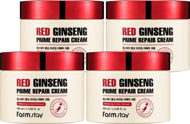 팜스테이 홍삼 프라임 리페어 크림, 100ml, 4개