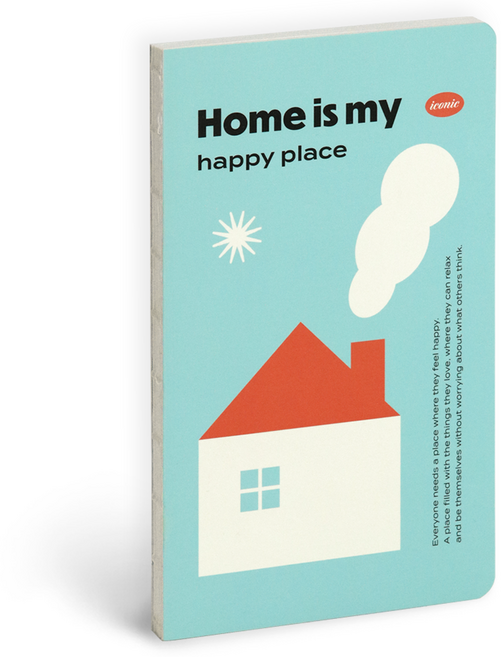 아이코닉 슬로우 모눈 노트 B6, 01 HOME, 1개