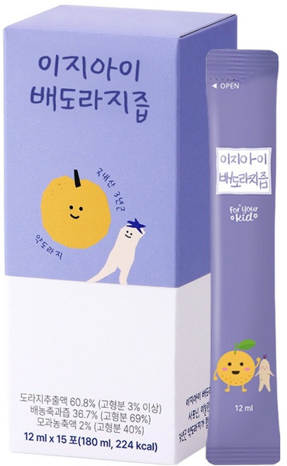 이지바이오메드 이지아이배도라지즙, 12ml, 15개