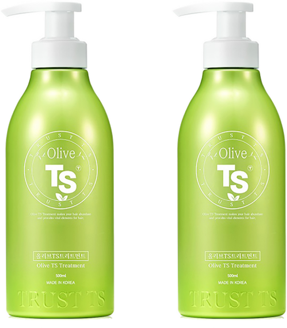 TS 올리브 단백질 헤어트리트먼트, 500ml, 2개