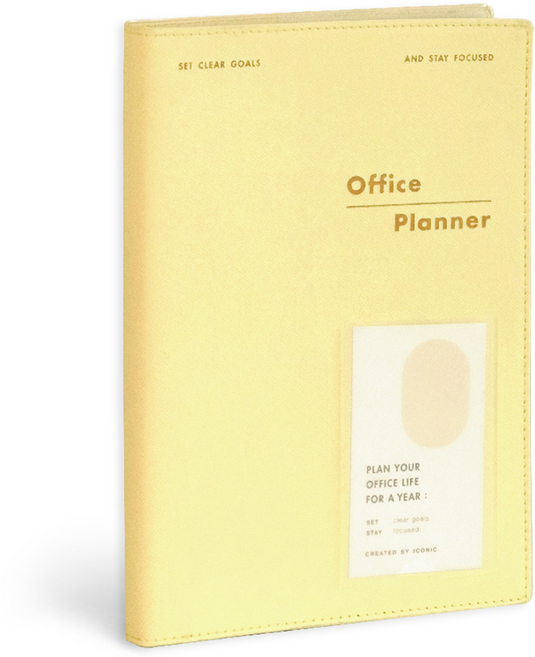 아이코닉 오피스 플래너 다이어리 v.2, 02 BUTTER, 1개