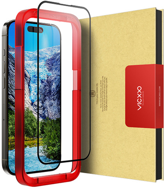 빅쏘 4D 9H 고경도 아이폰 풀커버 강화유리 휴대폰 액정보호필름 + 부착가이드 세트, 1세트