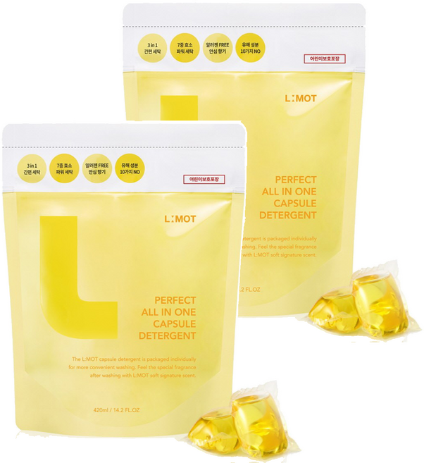 엘모트 퍼펙트 올인원 캡슐세제, 30개입, 2개