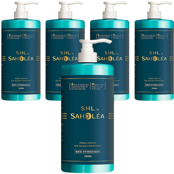 SAHOLEA 森歐黎漾 淨平衡護髮素, 1.2L, 5瓶