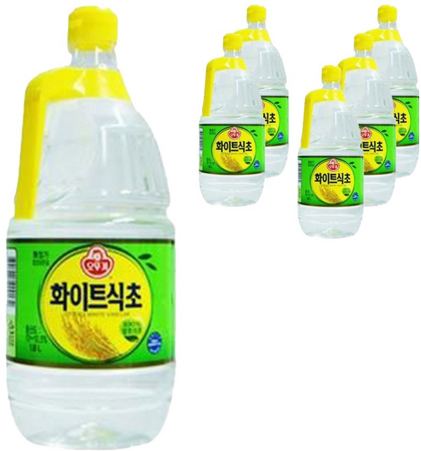 오뚜기 화이트 식초, 1.8L, 6개