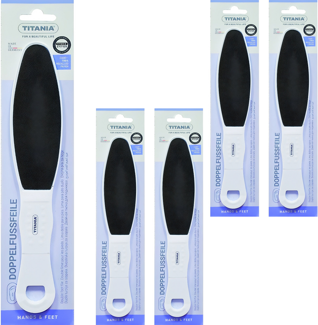 티타니아 샌드 풋파일 각질제거기, 1개입, 5개