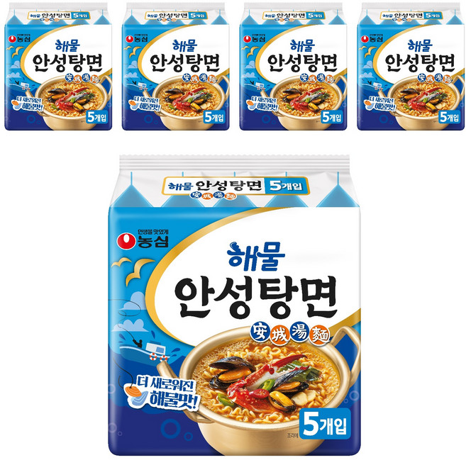 안성탕면 해물맛 112g, 25개