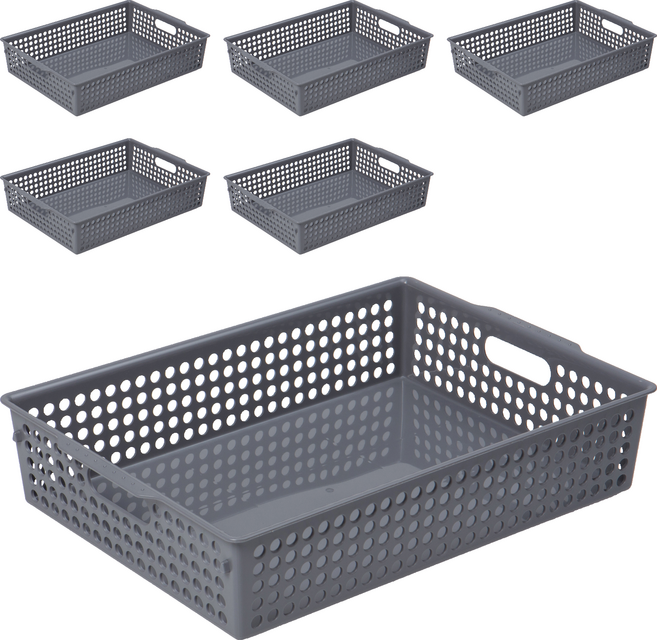 리템 센스업 바스켓, GRAY, 6개