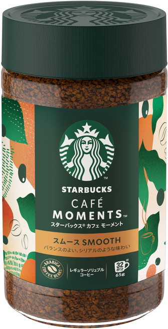 스타벅스 카페모먼트 스무스 원두커피믹스, 65g, 1개입, 1개