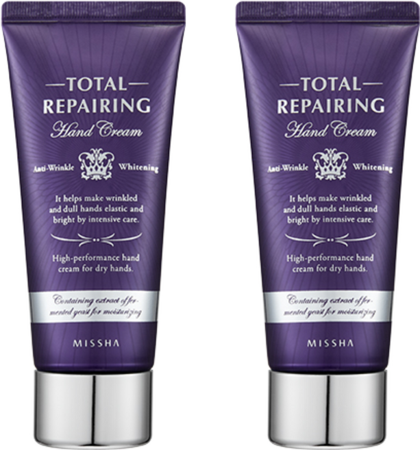 미샤 토탈 리페어링 핸드크림, 60ml, 2개