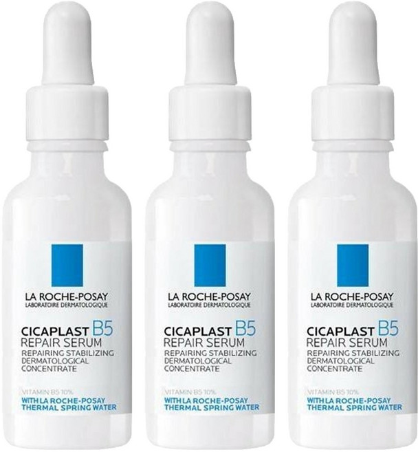 LA ROCHE POSAY 理膚寶水 台灣公司貨 B5瞬效全面修復精華, 30ml, 3瓶