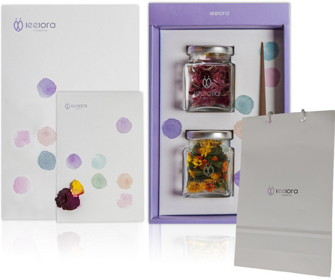 리로라 꽃차 선물세트, 구절초 9g + 맨드라미 6g, 1세트