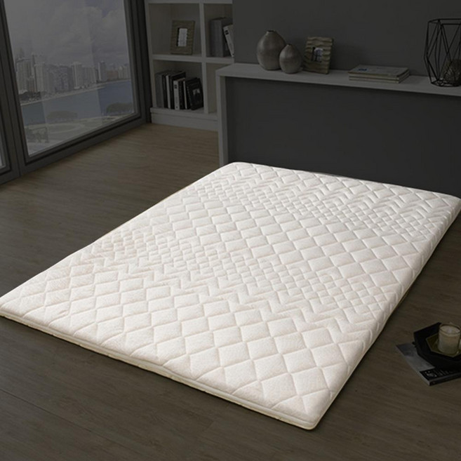 Luxnine CLT8 乳膠薄墊 涼暖, 象牙白, 8cm