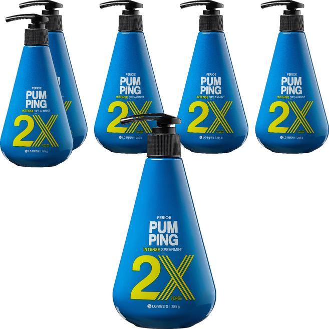 페리오 펌핑 인텐스 스피아민트 향 치약, 285g, 6개