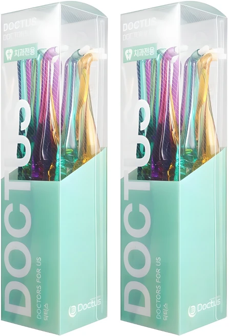 닥터스 어금니 일반모 돔형 칫솔 랜덤발송, 12개입, 2개 - 쿠팡