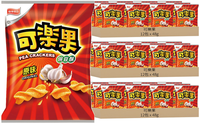 可樂果 碗豆酥 原味, 36包, 48g