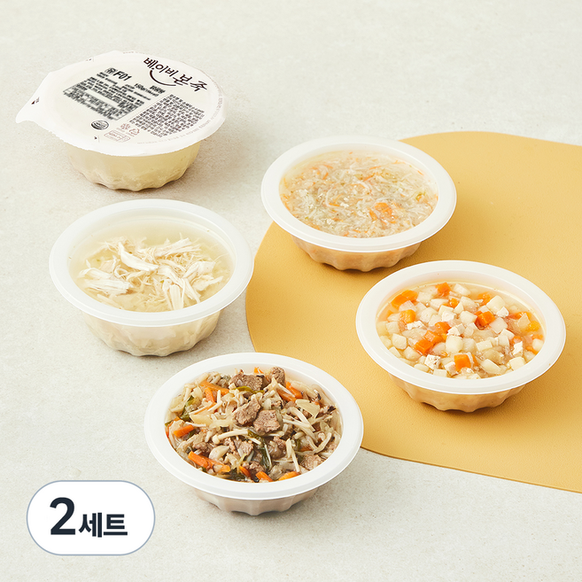 베이비본죽 유아식 A세트 (만13개월 이상), 540g, 2세트