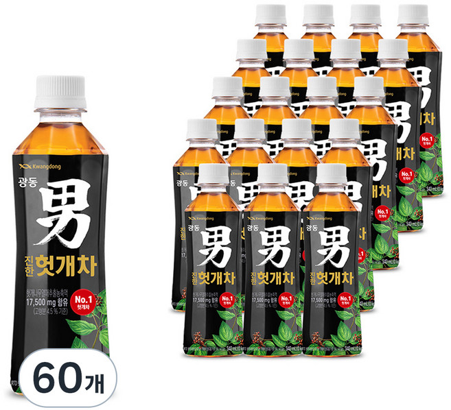 광동진한헛개차, 340ml, 60개