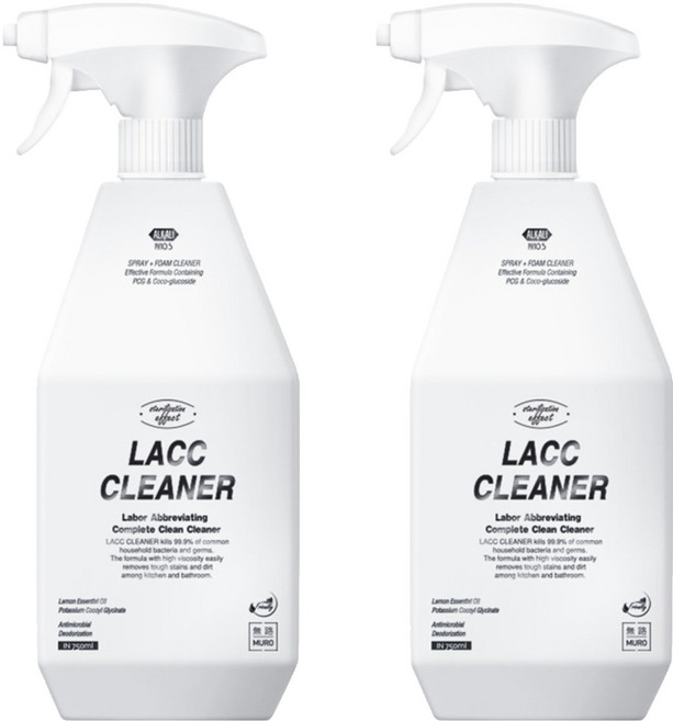 무로 락클리너 다목적세정제, 750ml, 2개