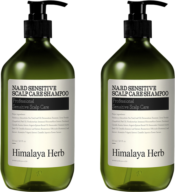 나드 센시티브 두피 케어 샴푸, 500ml, 2개