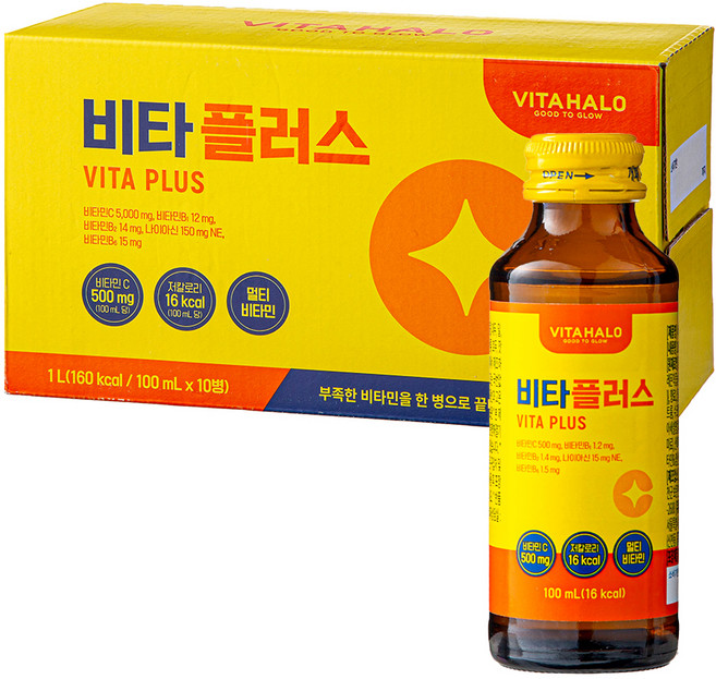 비타할로 비타플러스, 10개, 100ml