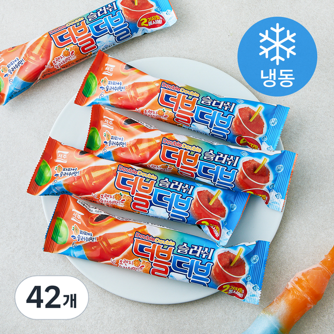 서주 더블더블 슬러쉬 (냉동), 42개, 1개입, 125ml