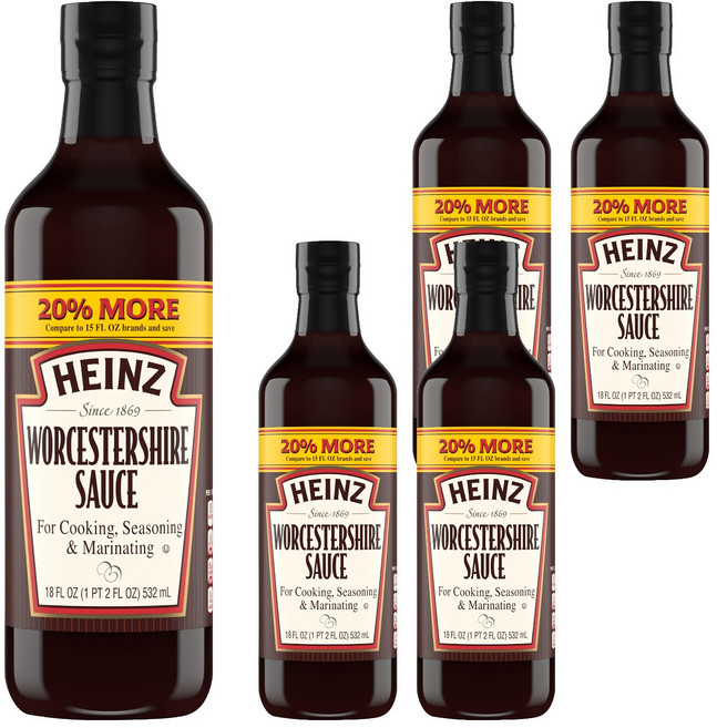 하인즈 우스터 소스, 532ml, 5개