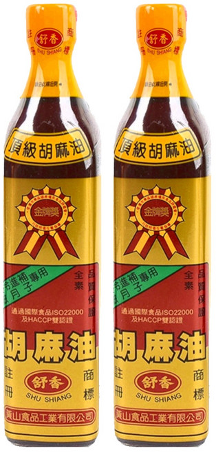 舒香 胡麻油, 500ml, 2瓶