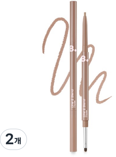 비바이바닐라 무드 온 라인 앤 블렌드 아이라이너 0.12g, BR03 누디 모카, 2개