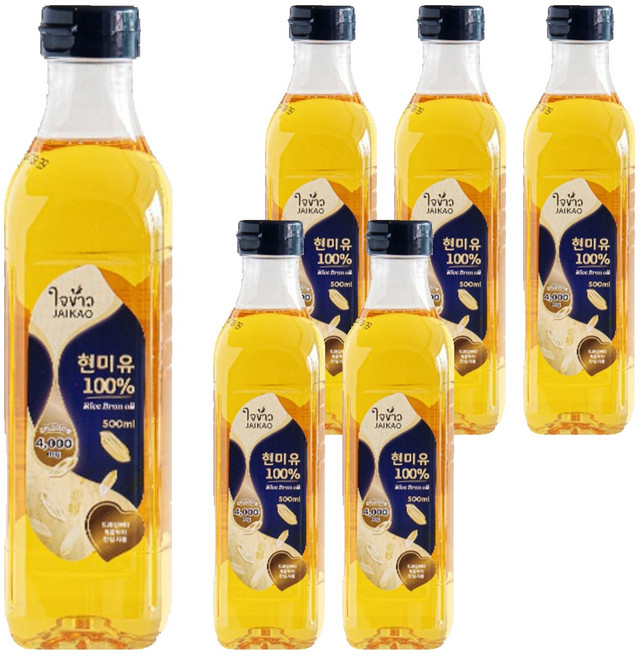 자이카오 현미유, 500ml, 6개