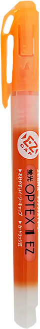 ZEBRA 斑馬牌 OPTEX 1 單頭環保螢光記號筆 斜尖 粗 WKS11-OR, 橙色, 10支